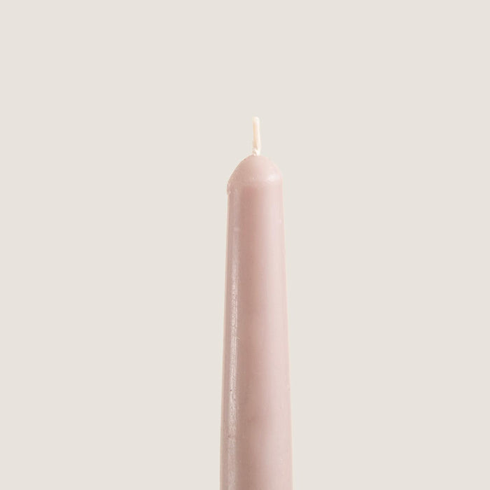 Paraffin Dinner Candle Pack of 2 10 inch Rose