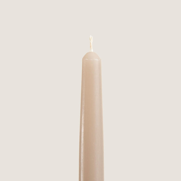 Paraffin Dinner Candle Pack of 2 10 inch Mink