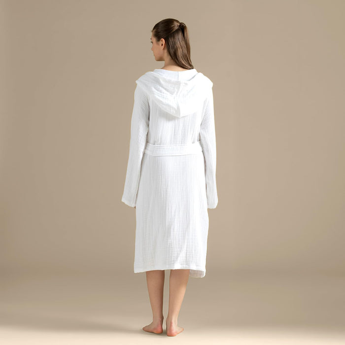 Armin Unisex Terry Cloth Bathrobe Ecru