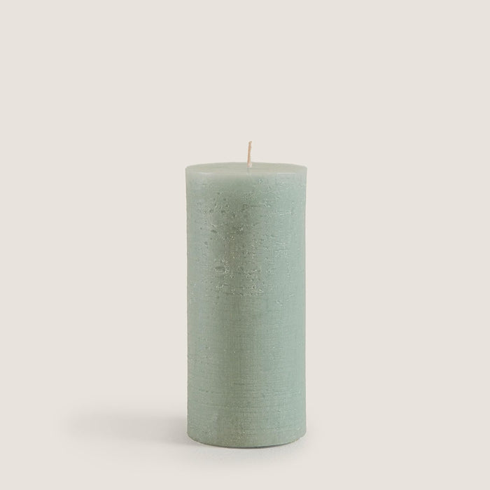 Glacier Pillar Candle 2.75x5.5 inch Green