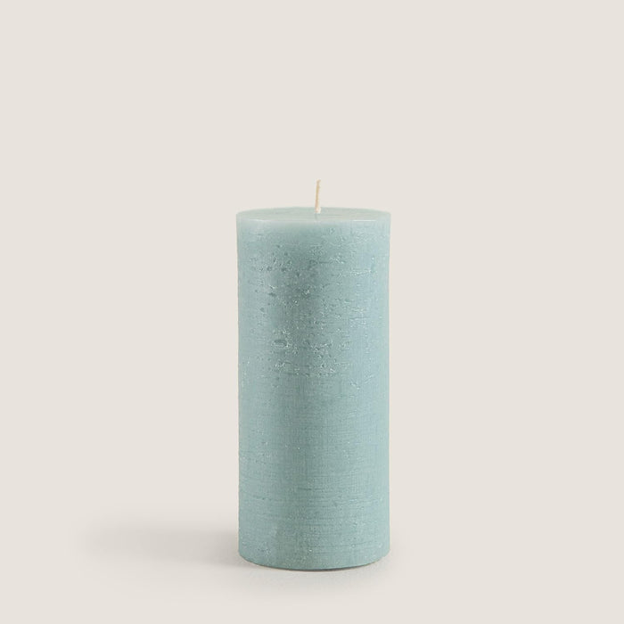 Glacier Pillar Candle 2.75x5.5 inch Smoke Green