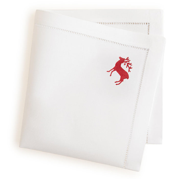 Galetto Embroidered Napkin 16x16 inch White
