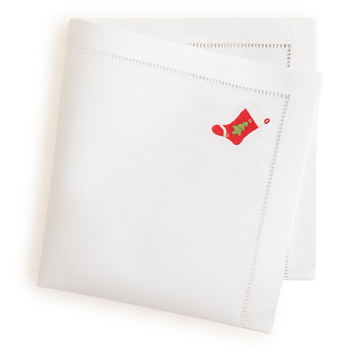 Volanye Embroidered Napkin 16x16 inch White