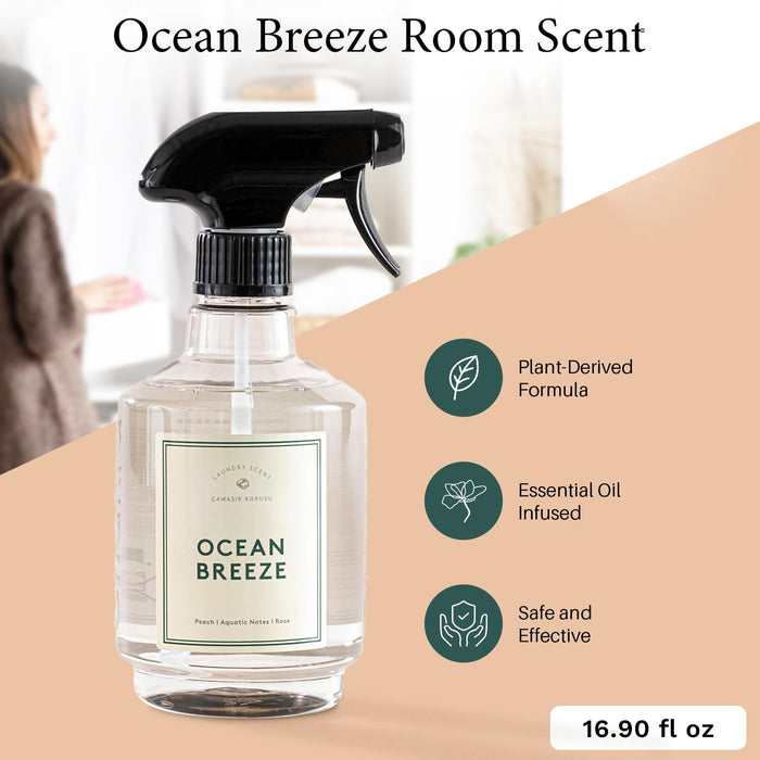Freshener Fabric Spray 16.9 oz Ocean Breeze