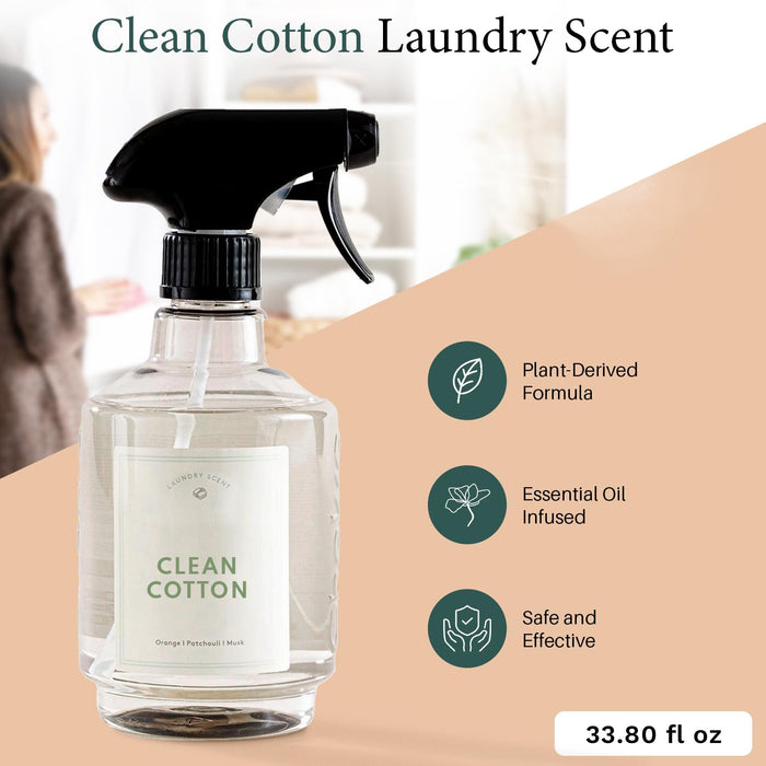 Freshener Fabric Spray 33.8 oz Clean Cotton