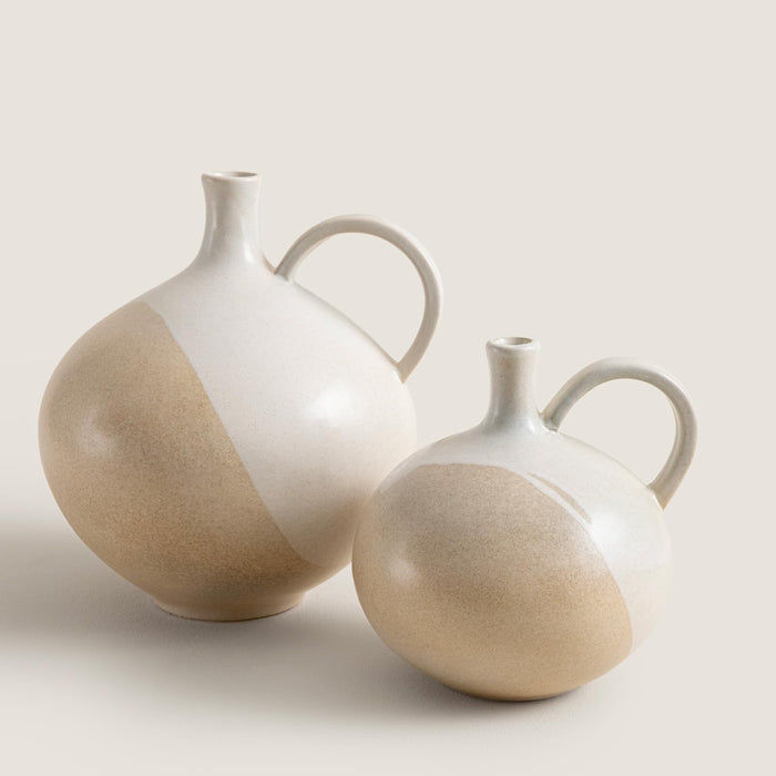 Terry Vase 8x7x7 inch Beige