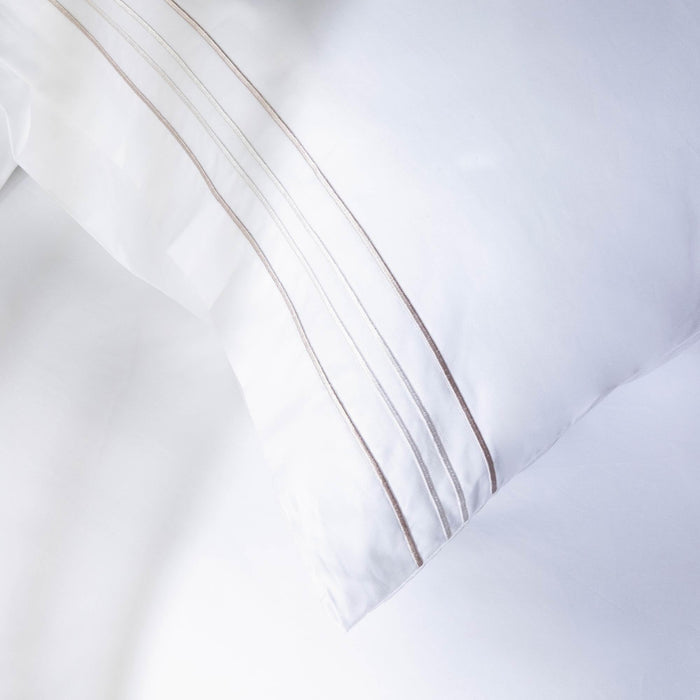Celina Duvet Cover Set 90x92 inch Ecru