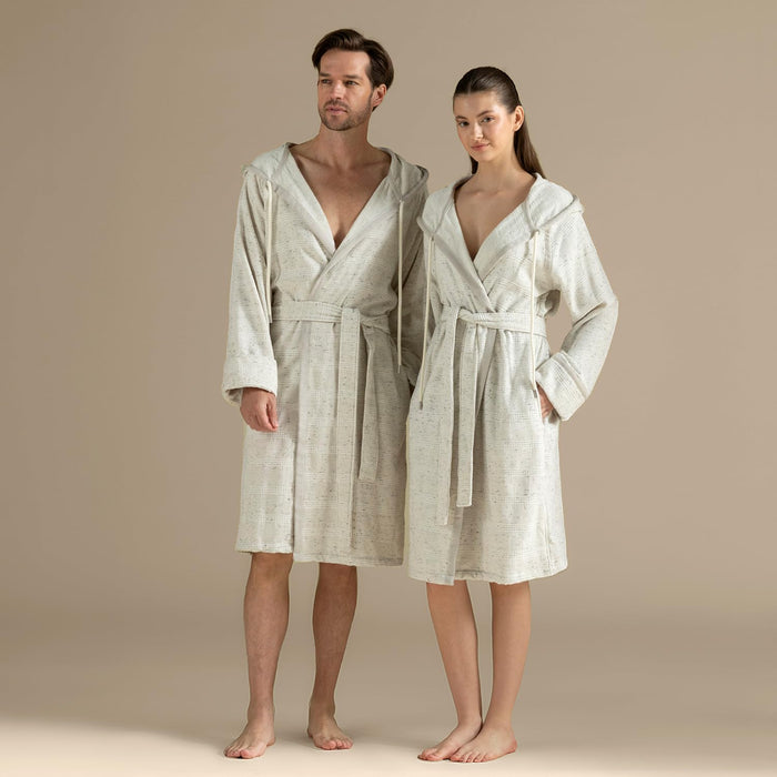Ferme Unisex Terry Cloth Bathrobe Nopeli