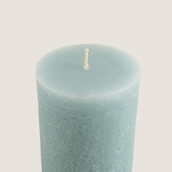 Glacier Pillar Candle 2.75x5.5 inch Smoke Green