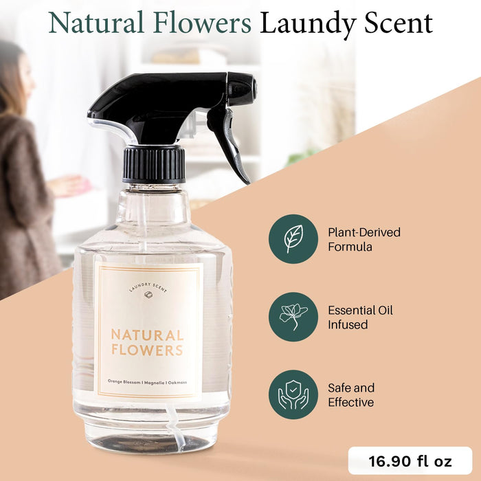 Freshener Fabric Spray 16.9 oz Natural Flowers