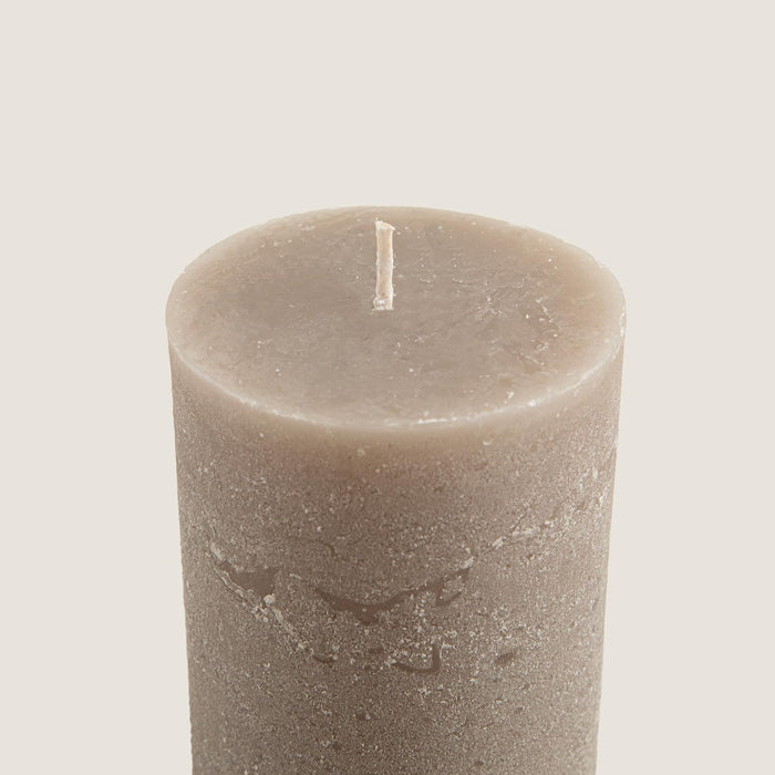 Glacier Pillar Candle 2.75x4.72 inch Mink
