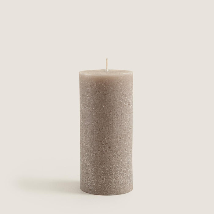 Glacier Pillar Candle 2.75x5.5 inch Mink