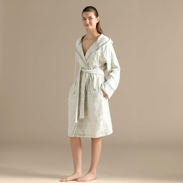Ferme Unisex Terry Cloth Bathrobe Nopeli