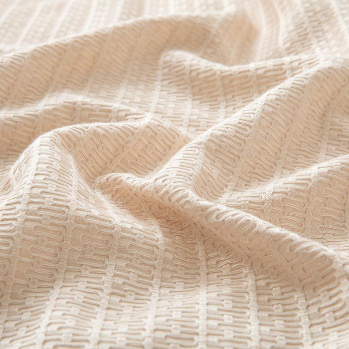 Palmita Single Size Pique 63x87 inch Beige