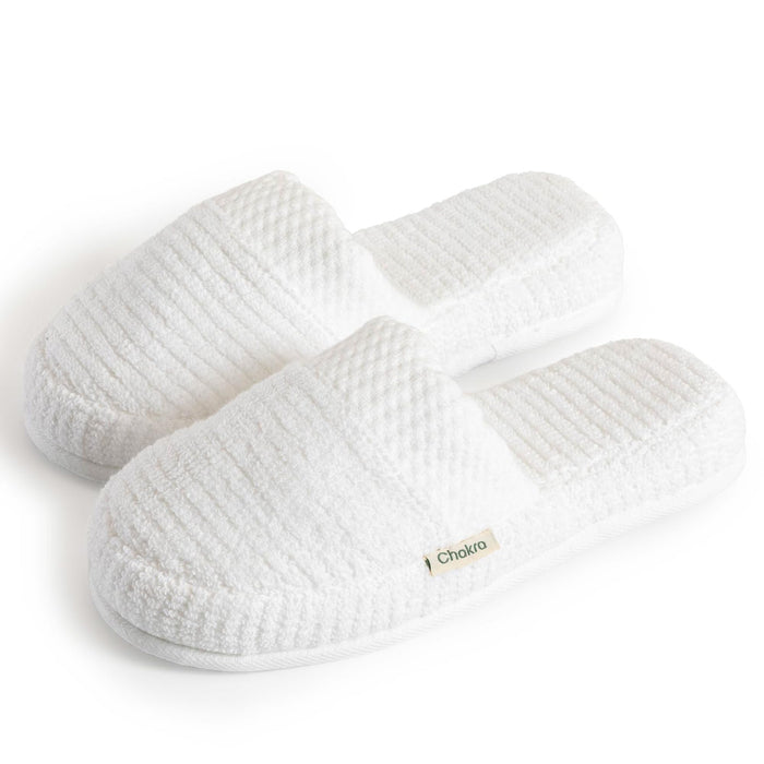Eva Unisex Indoor House Slippers White