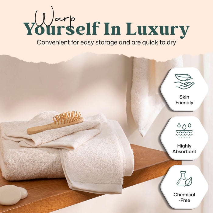 Solid Hand Towel 20x30 inch Ecru