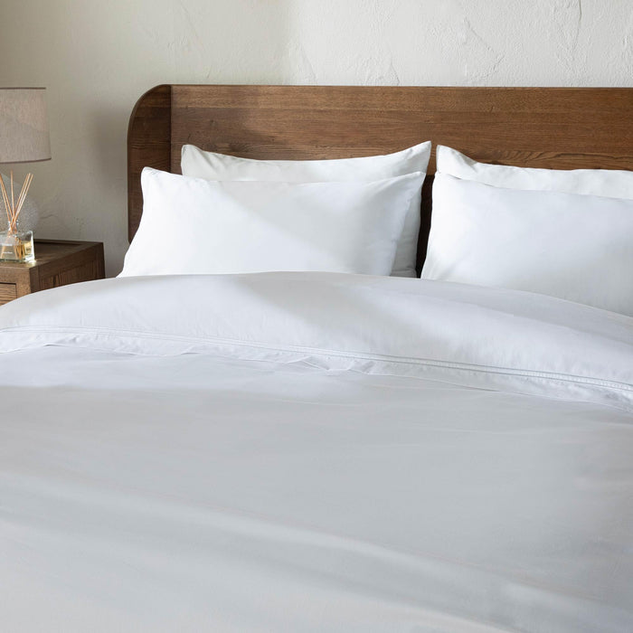 Glad Duvet Cover Set 90x92 inch White