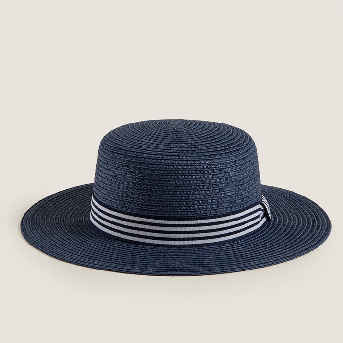 Carla Beach Hat Navy Blue