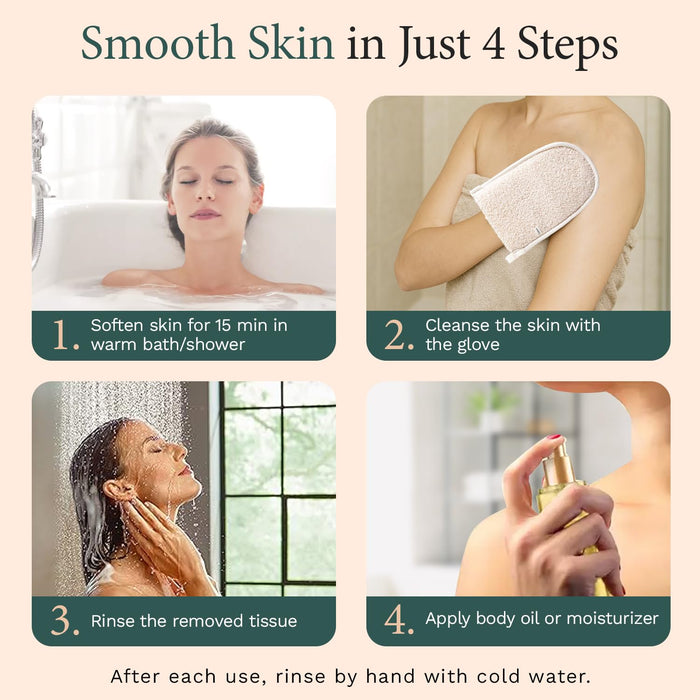 Loofah Exfoliating Hand Mitt