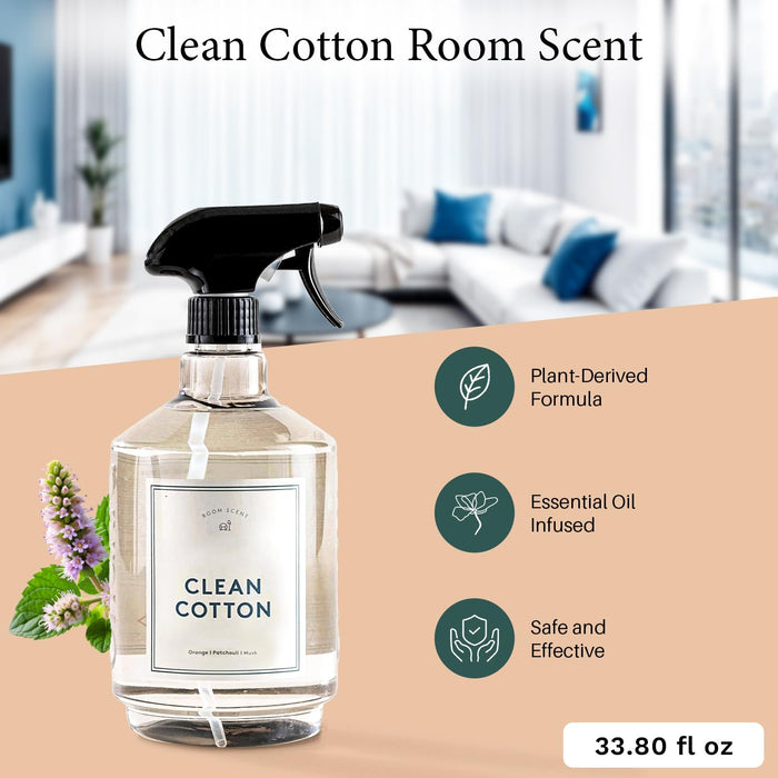 Air Freshener Room Spray 33.8 oz Clean Cotton