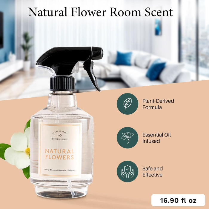 Air Freshener Room Spray 16.9 oz Natural Flowers