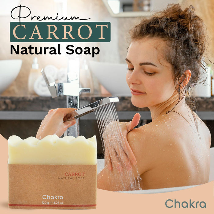 Natural Soap Bar 4.2 oz Carrot