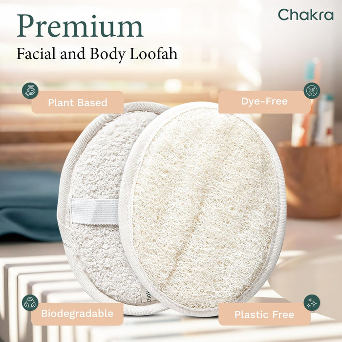 Loofah Exfoliating Loofah Pad Scrubber