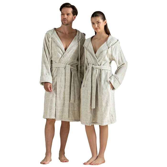 Ferme Unisex Terry Cloth Bathrobe Nopeli
