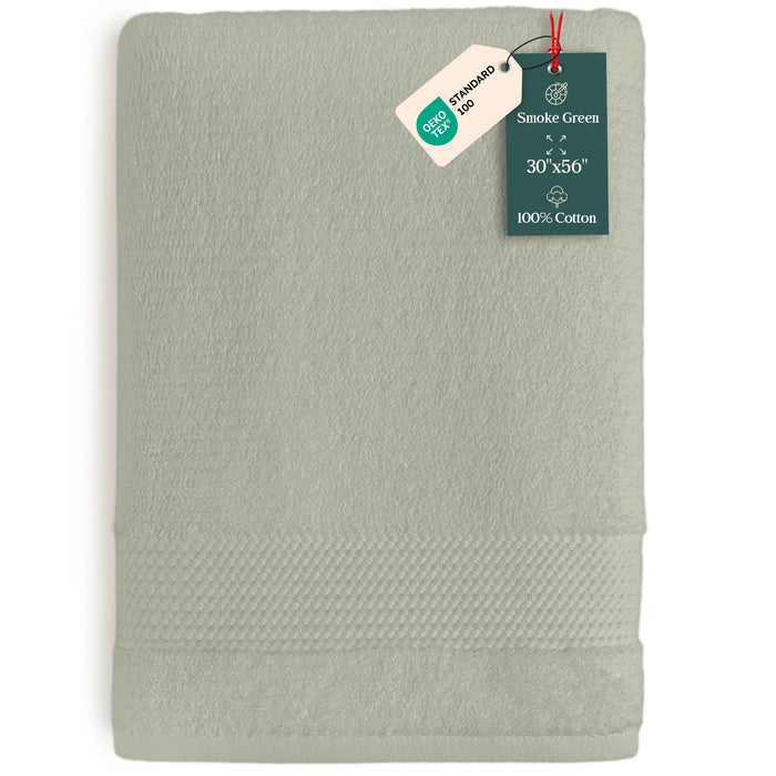 Eva Bath Towel 30x56 inch Smoke Green