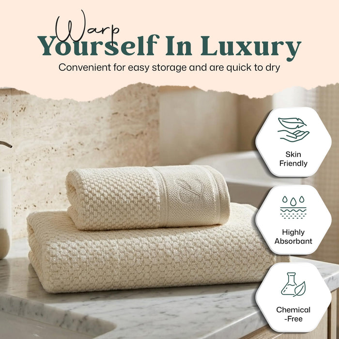 Isola Washcloth 13x13 inch Natural