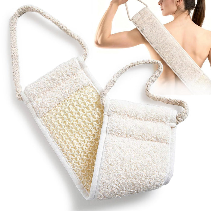 Sisal Exfoliating Back Scrubber Mitt