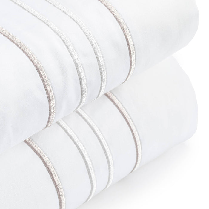 Celina Queen Sheet Set 60x80 inch Ecru