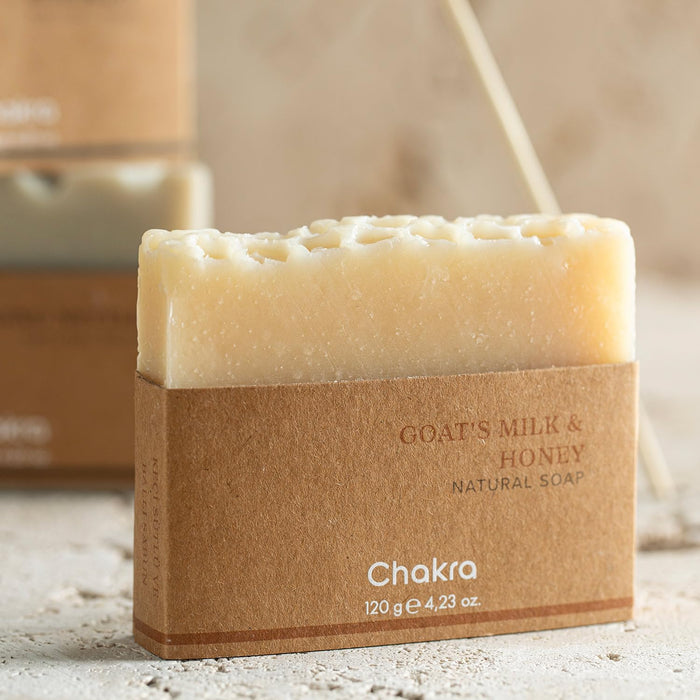 Natural Soap Bar 4.2 oz Goat Milk / Honey