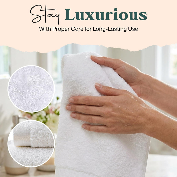 Solid Washcloth 13x13 inch White