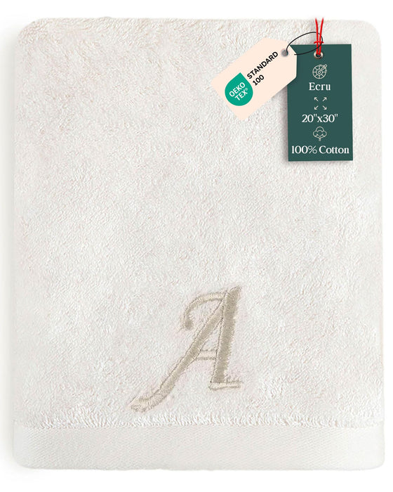 Solid Hand Towel 20x30 inch (A) Ecru