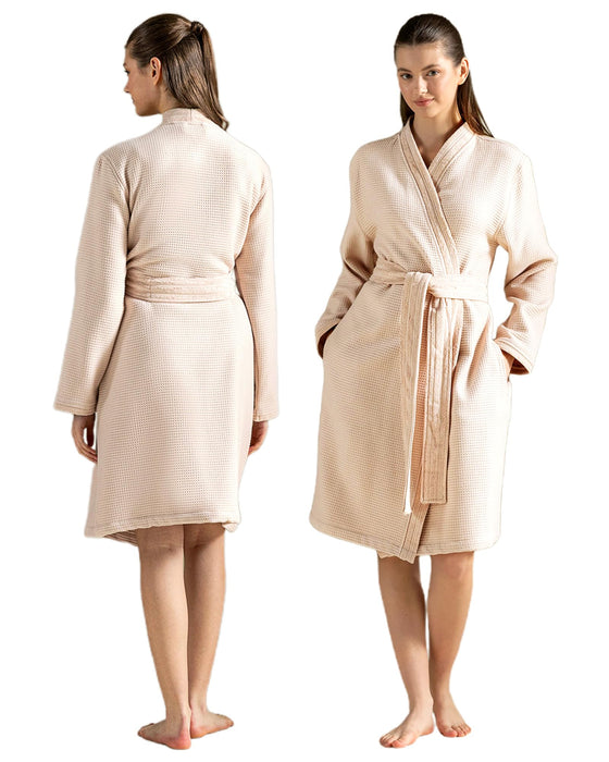 Albert Unisex Terry Cloth Bathrobe Soft Apron