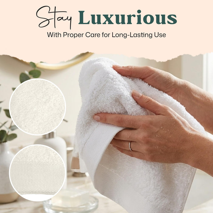 Floss Washcloth 13x13 inch Ecru