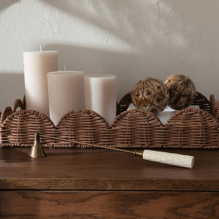 Glacier Pillar Candle 2.75x4.72 inch Beige