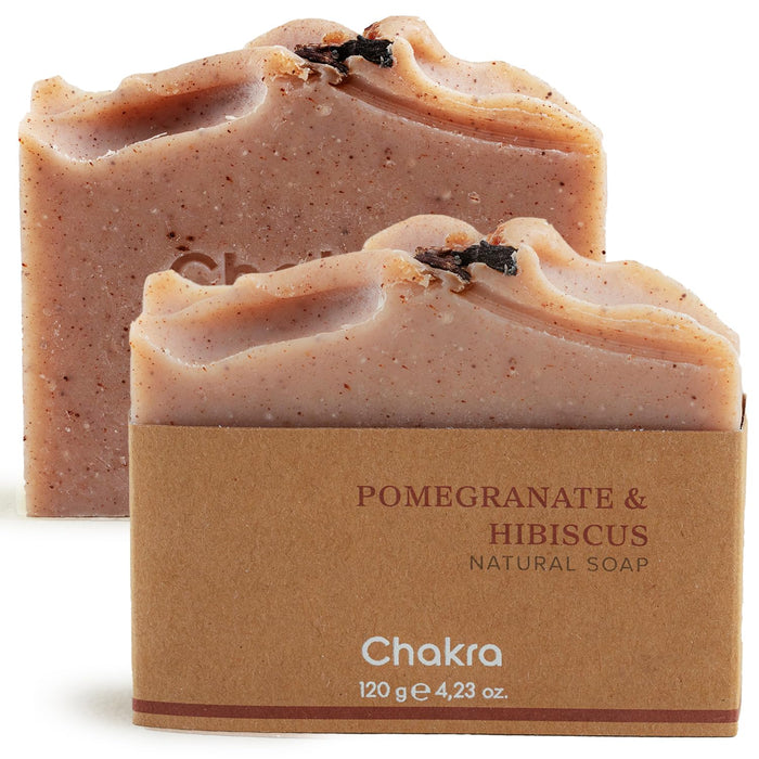 Natural Soap Bar 4.2 oz Pomegranate / Hibiscus