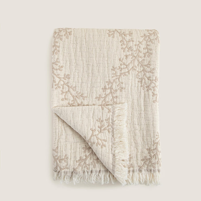 Dias Couch Throw 55x75 inch Natural