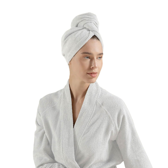 Solid Hair Bonnet White