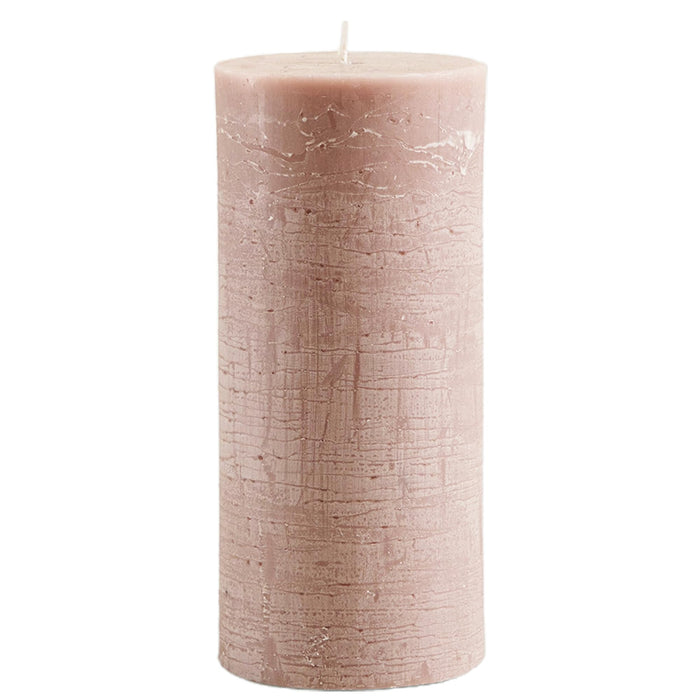 Glacier Pillar Candle 2.75x3.94 inch Rose