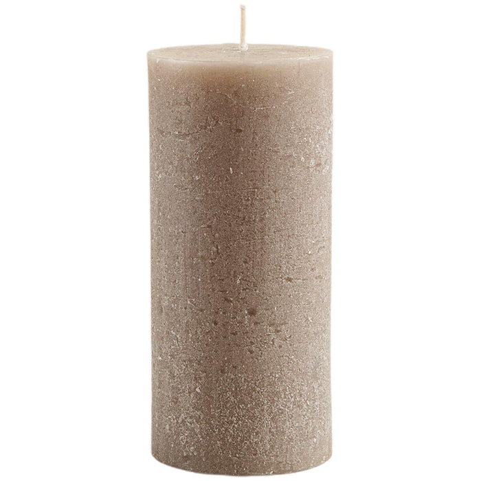 Glacier Pillar Candle 2.75x3.94 inch Beige