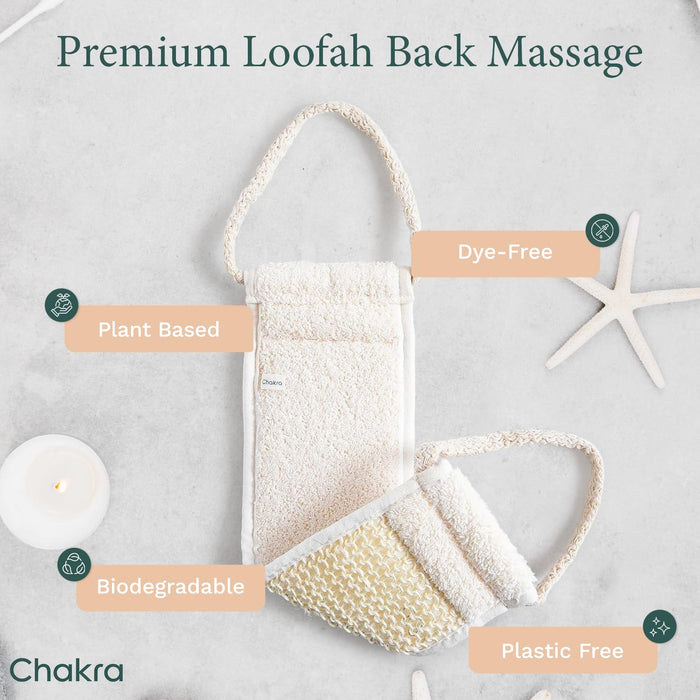 Sisal Exfoliating Back Scrubber Mitt