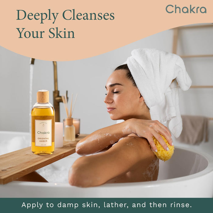 Body Wash for Women & Men 8.4 oz Oriental Amber