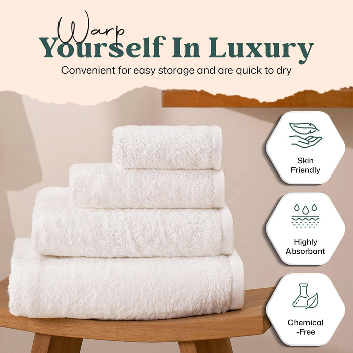 Solid Bath Towel 30x56 inch White