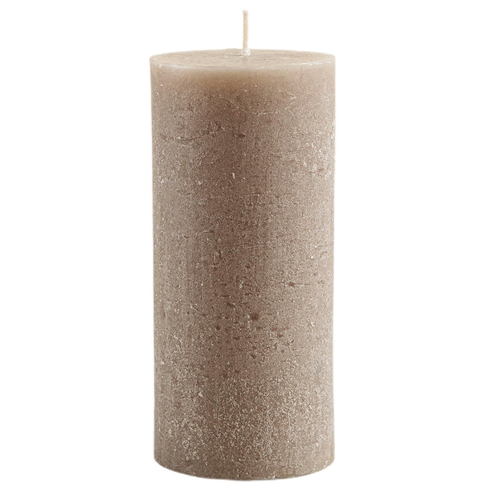 Glacier Pillar Candle 2.75x5.5 inch Beige