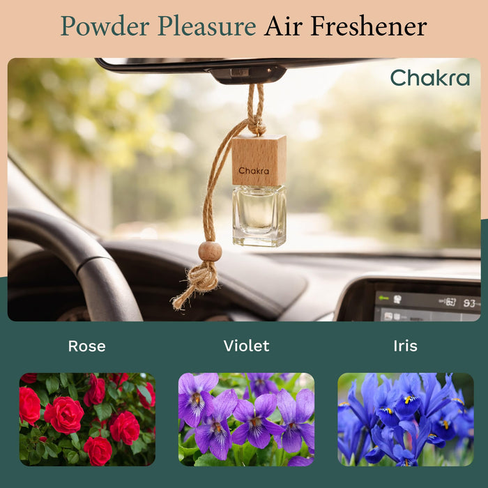 Car Air Freshener Hanging Diffuser 0.17 oz Powder Pleasure
