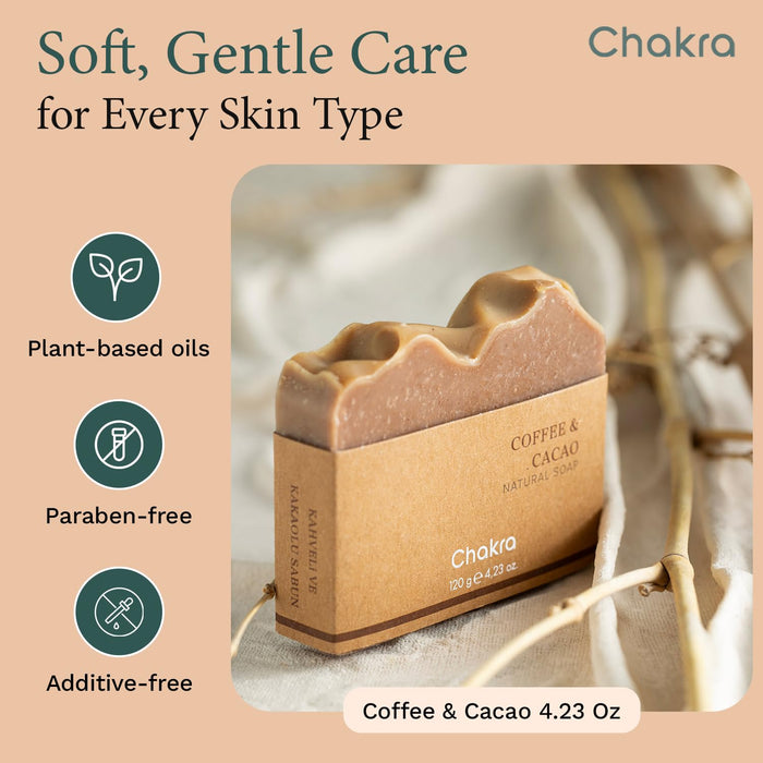 Natural Soap Bar 4.2 oz Coffee / Cacao
