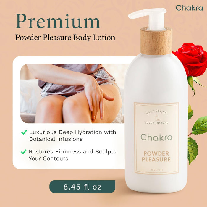 Body Lotion for Women & Men 8.4 oz Powder Pleasure